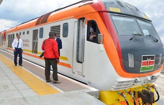 Photo of SGR Train in Kenya