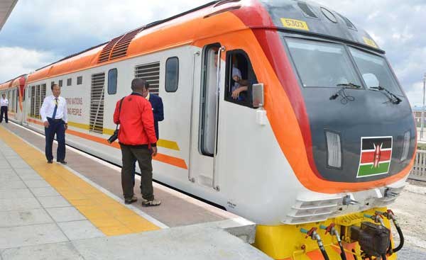 Photo of SGR Train in Kenya