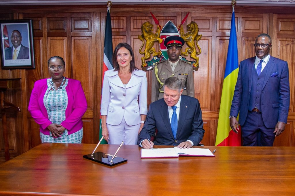 Romania President in Kenya