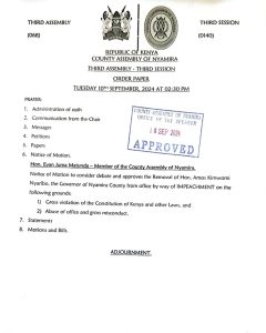 Mswada wa Kumbandua Nyaribo